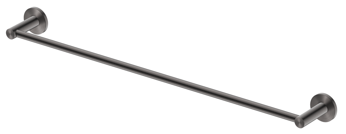 Bella Vista Mica Single Towel Rail 600mm — Gunmetal