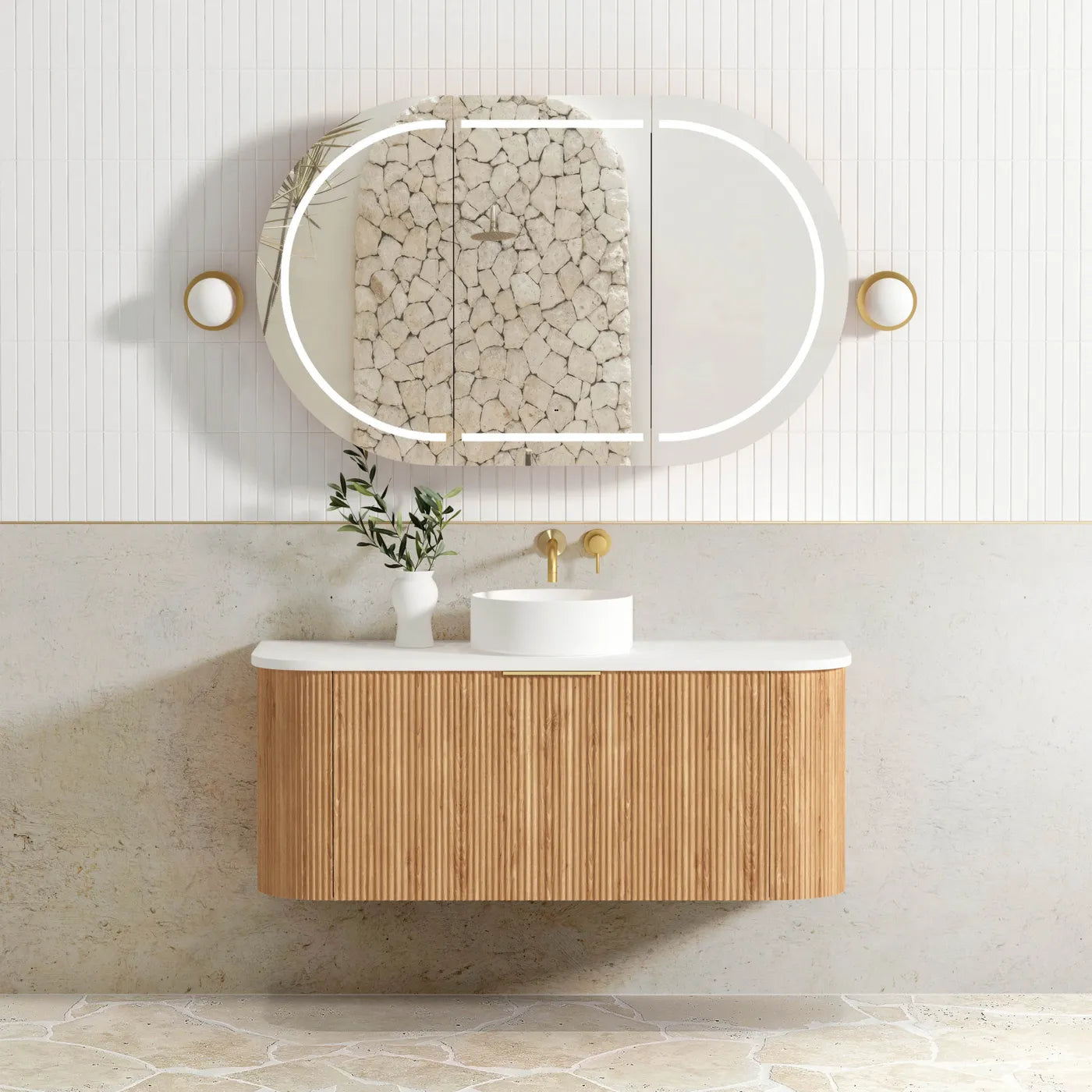 The Bondi Collection - Fluted Woodland Oak - Neche Interiors