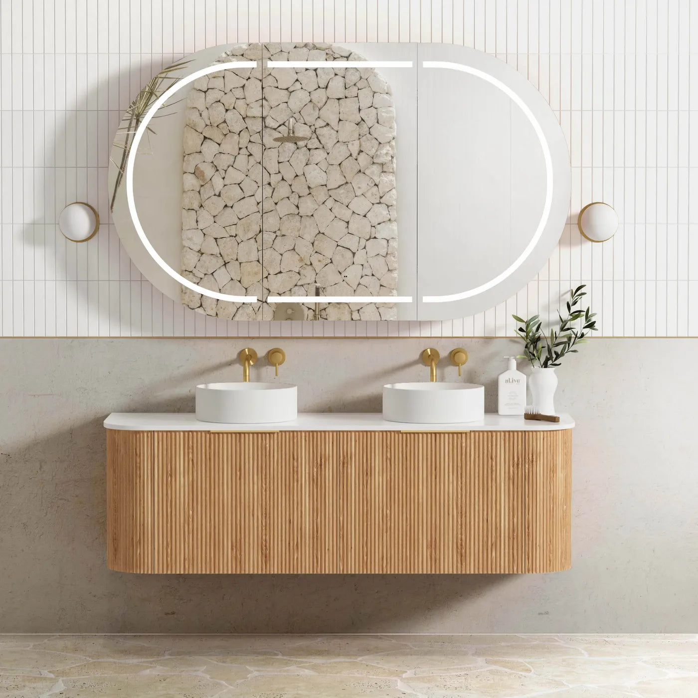 The Bondi Collection - Fluted Woodland Oak - Neche Interiors
