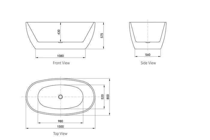 Venus Freestanding Bath - Neche Interiors