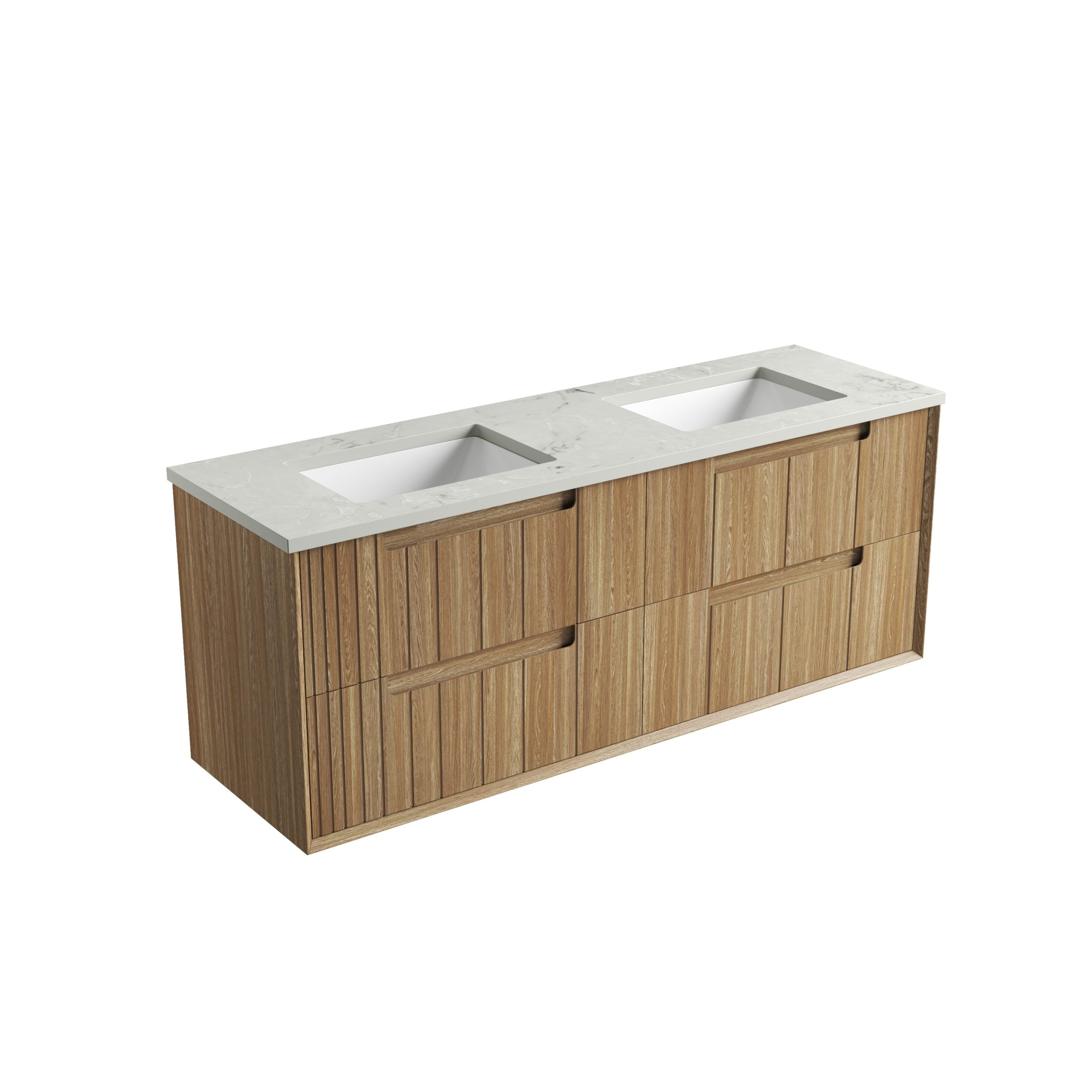 Voulari Framed Wall Hung Vanity - Neche Interiors