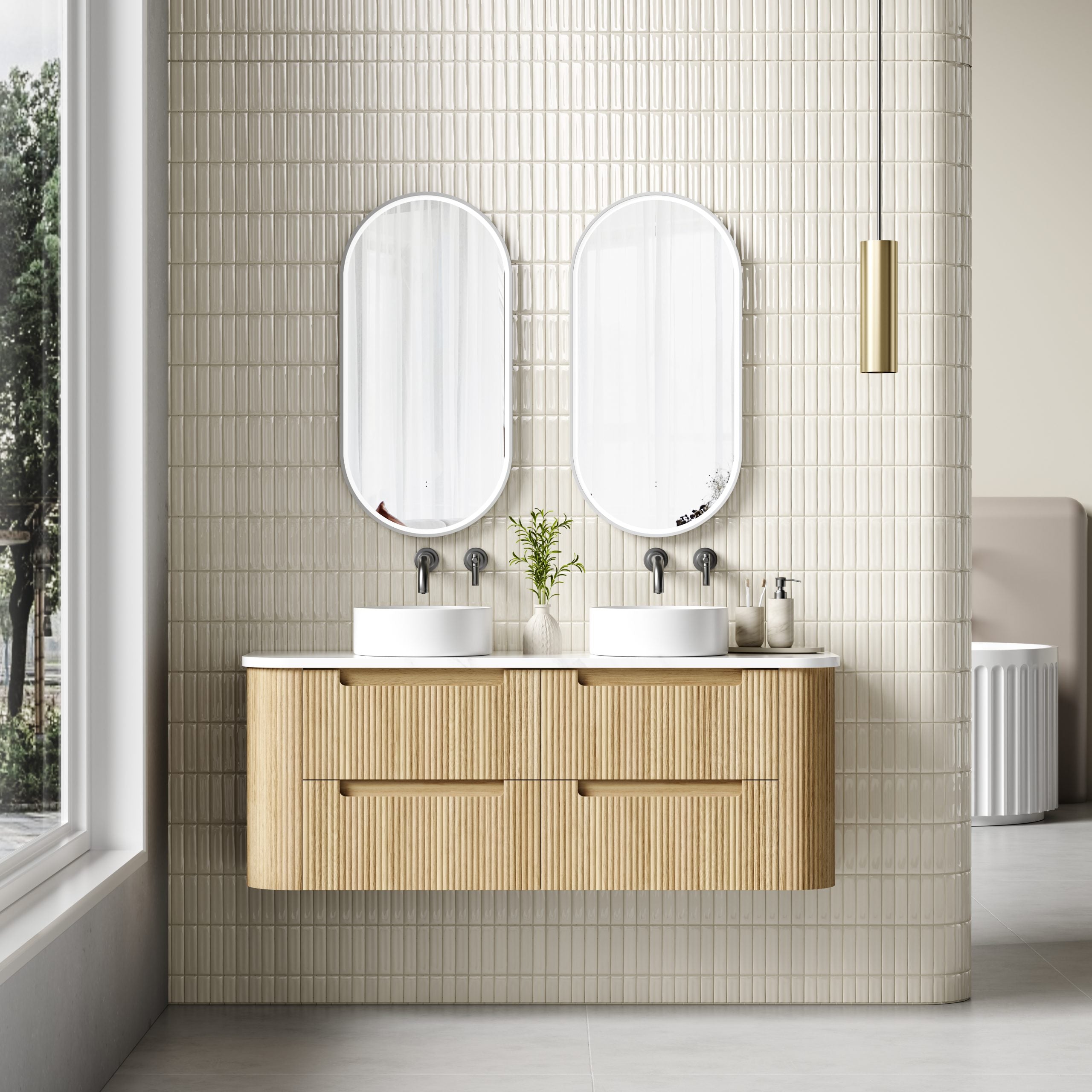 Varcelli Tier Wall Hung Vanity - Neche Interiors