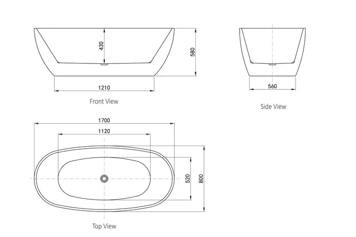 Venus Freestanding Bath - Neche Interiors