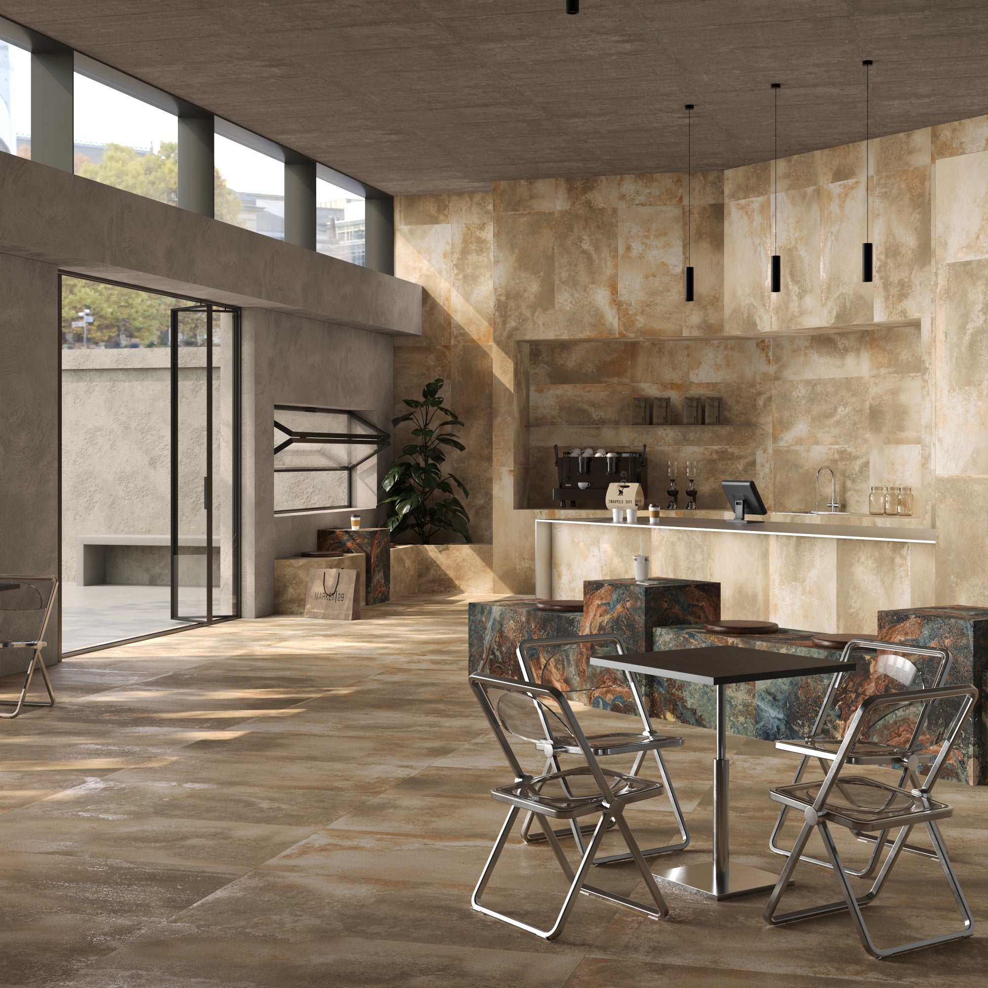 Oxide Metal Porcelain Tile