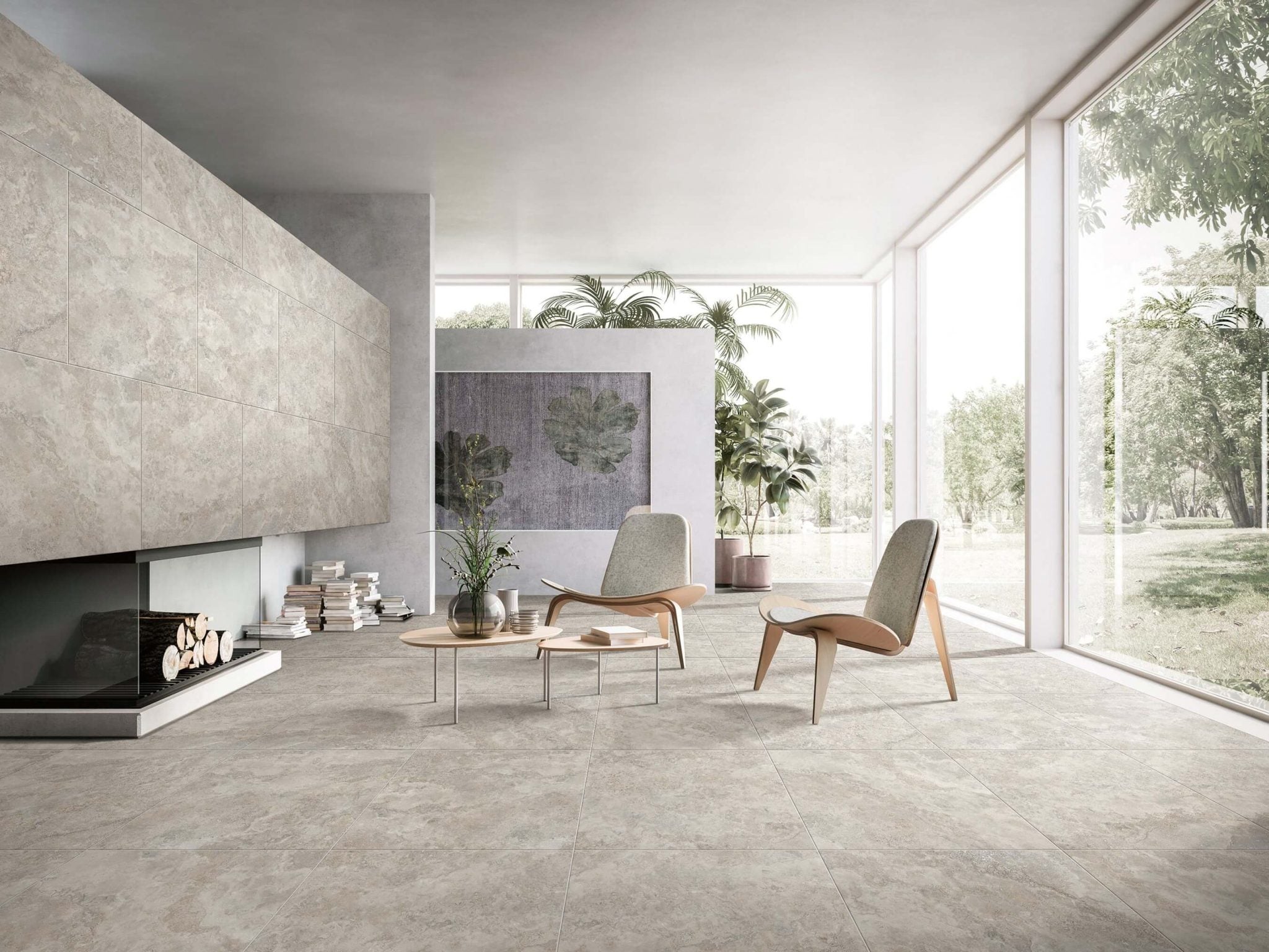 New Travertino Porcelain Tiles