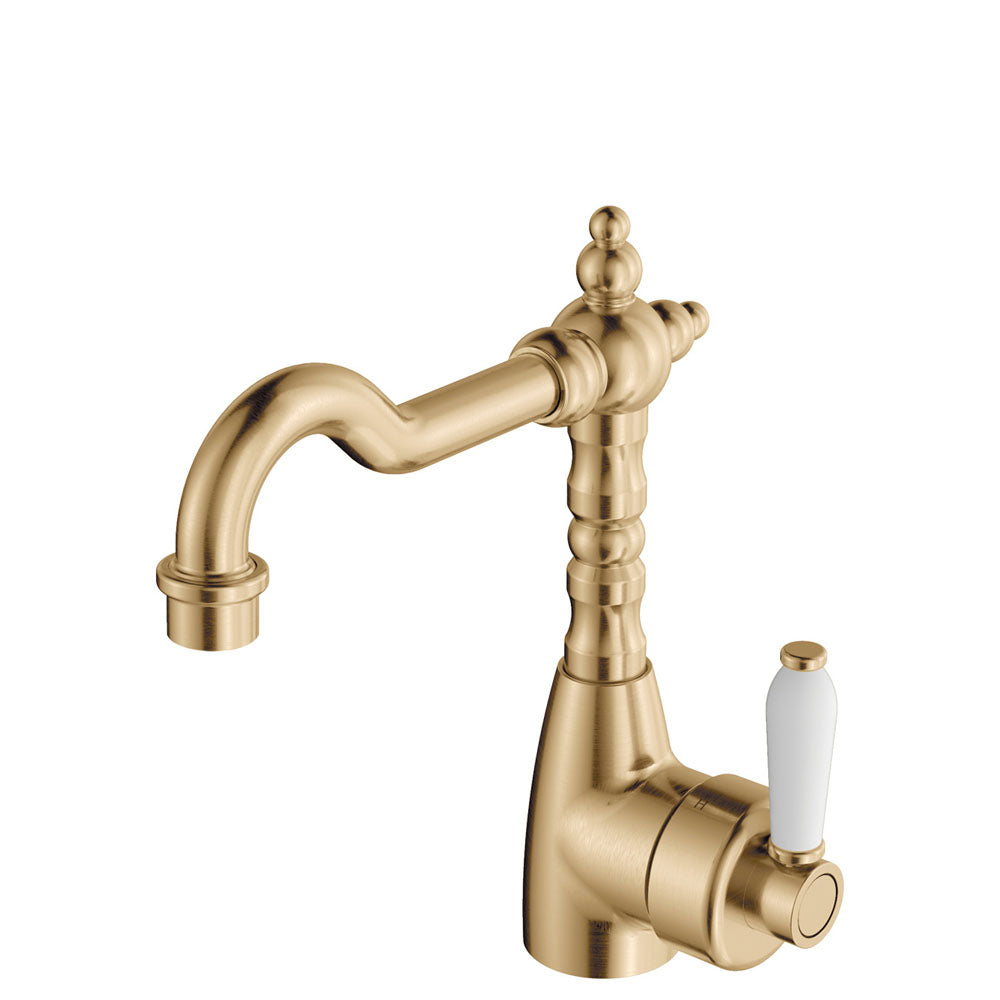 Eleanor Shepherds Crook Basin Mixer - Neche Interiors