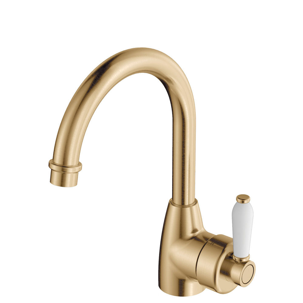 Eleanor Gooseneck Basin Mixer - Neche Interiors