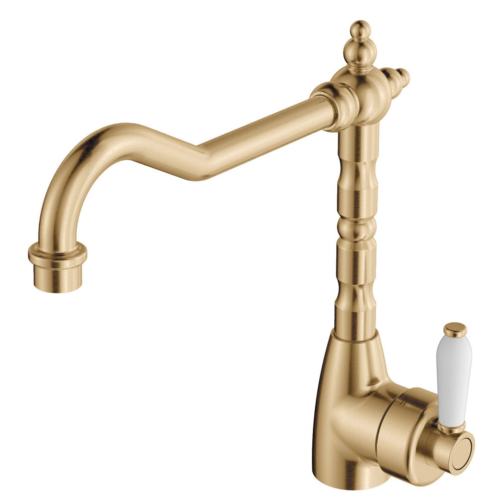 Eleanor Shepherds Crook Sink Mixer - Neche Interiors