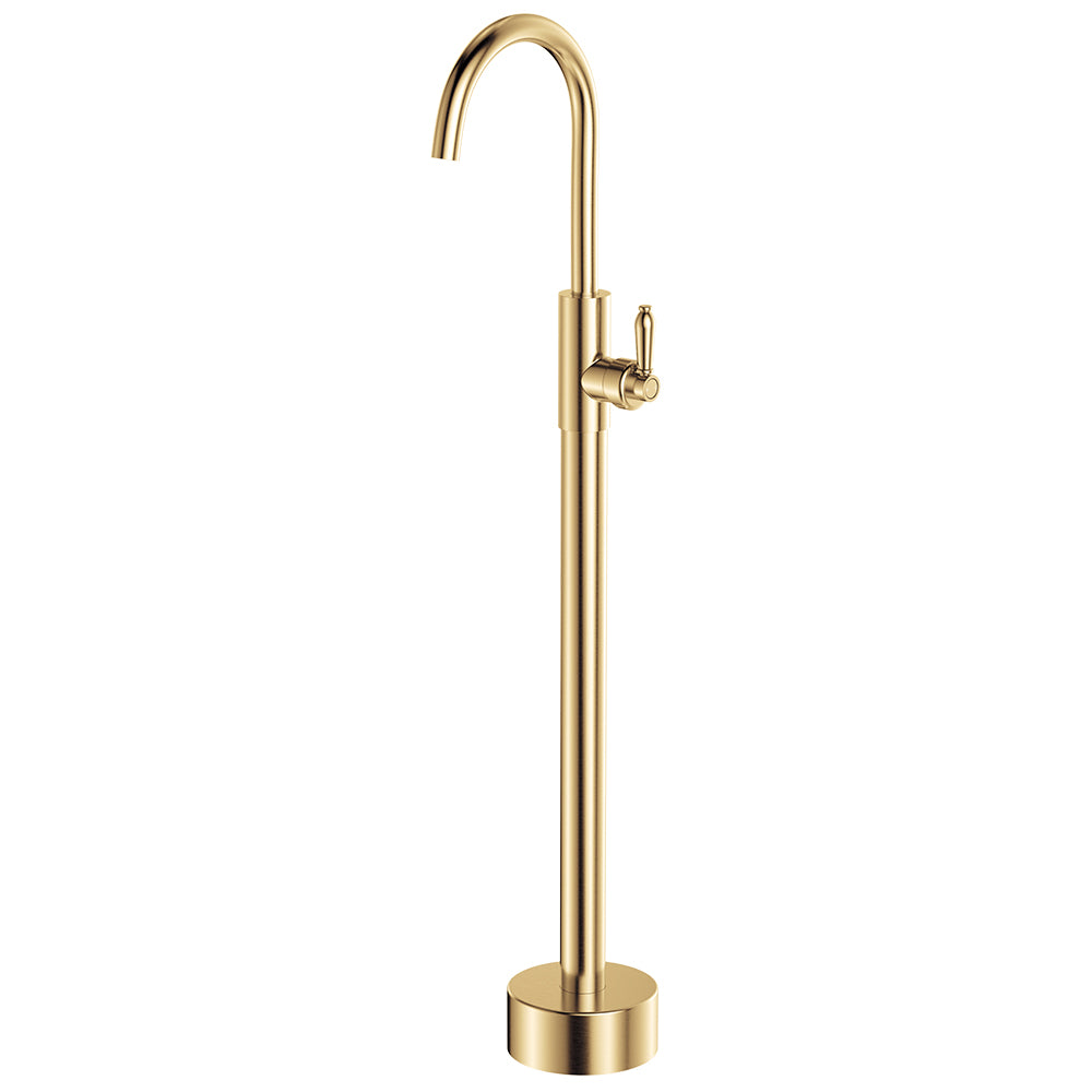 Eleanor Floor Mounted Basin/Bath Mixer - Neche Interiors