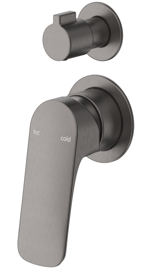 Kaza Shower Mixer Diverter - 2P - TRIM KIT ONLY - Neche Interiors