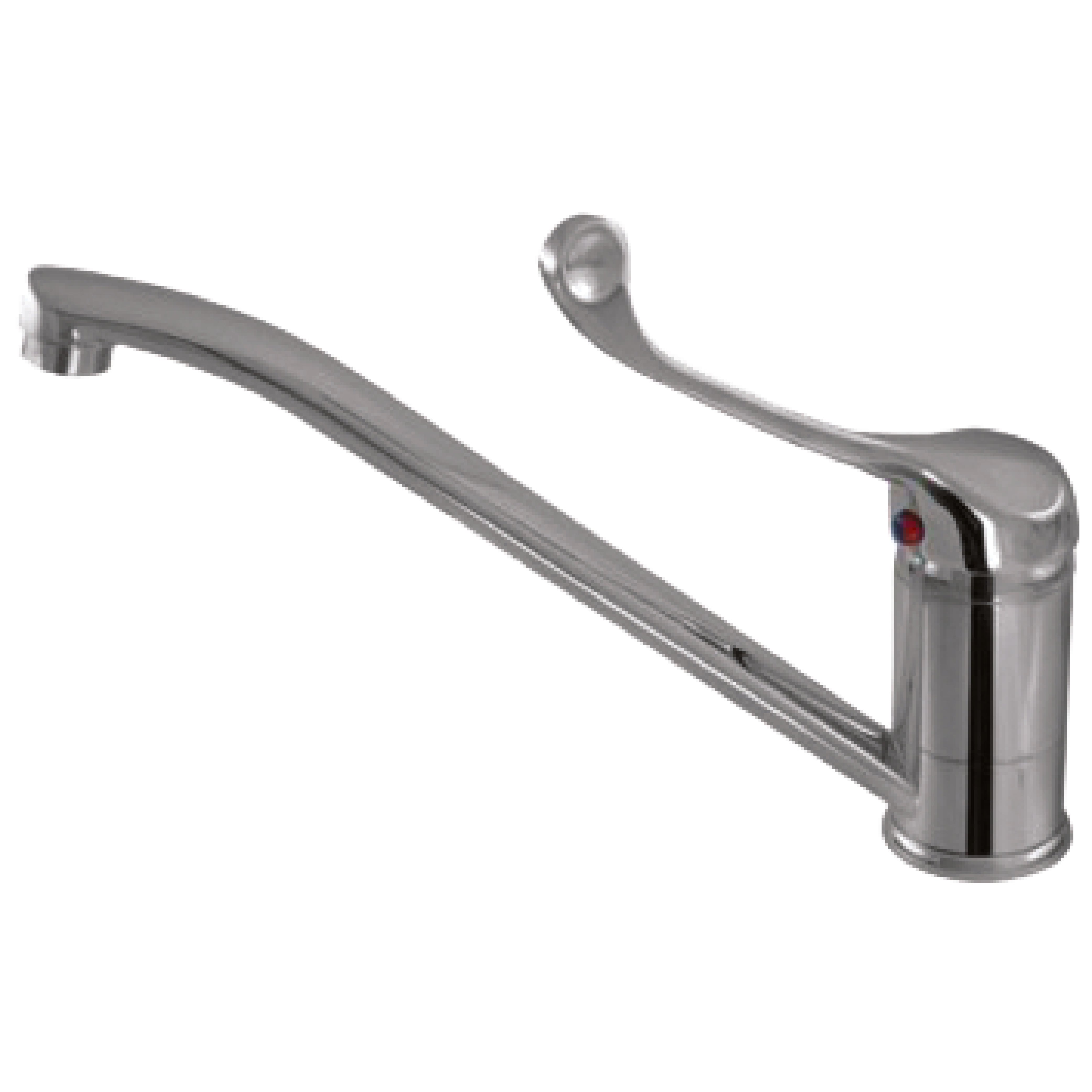 Stella Care Sink Mixer With Rubber Lined Flexi Hose