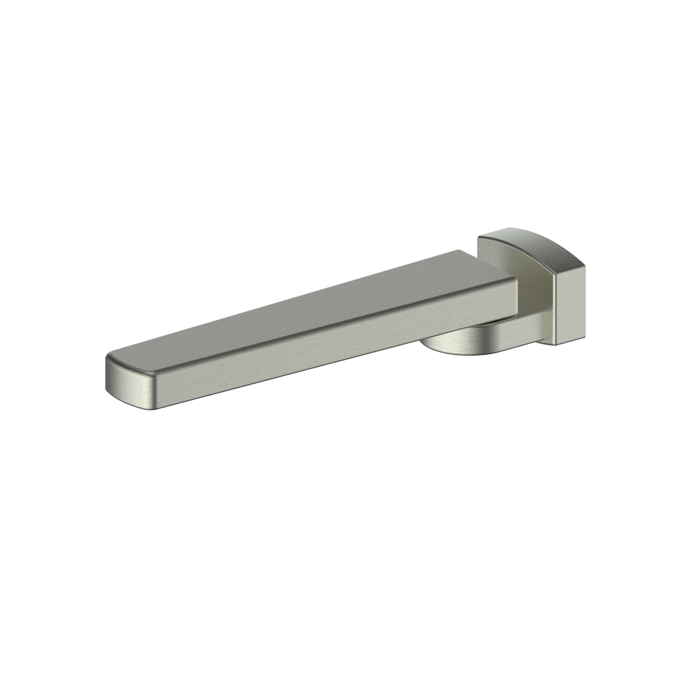 Greens Square Swivel Bath Spout - PVD Brushed Nickel (21577BN)