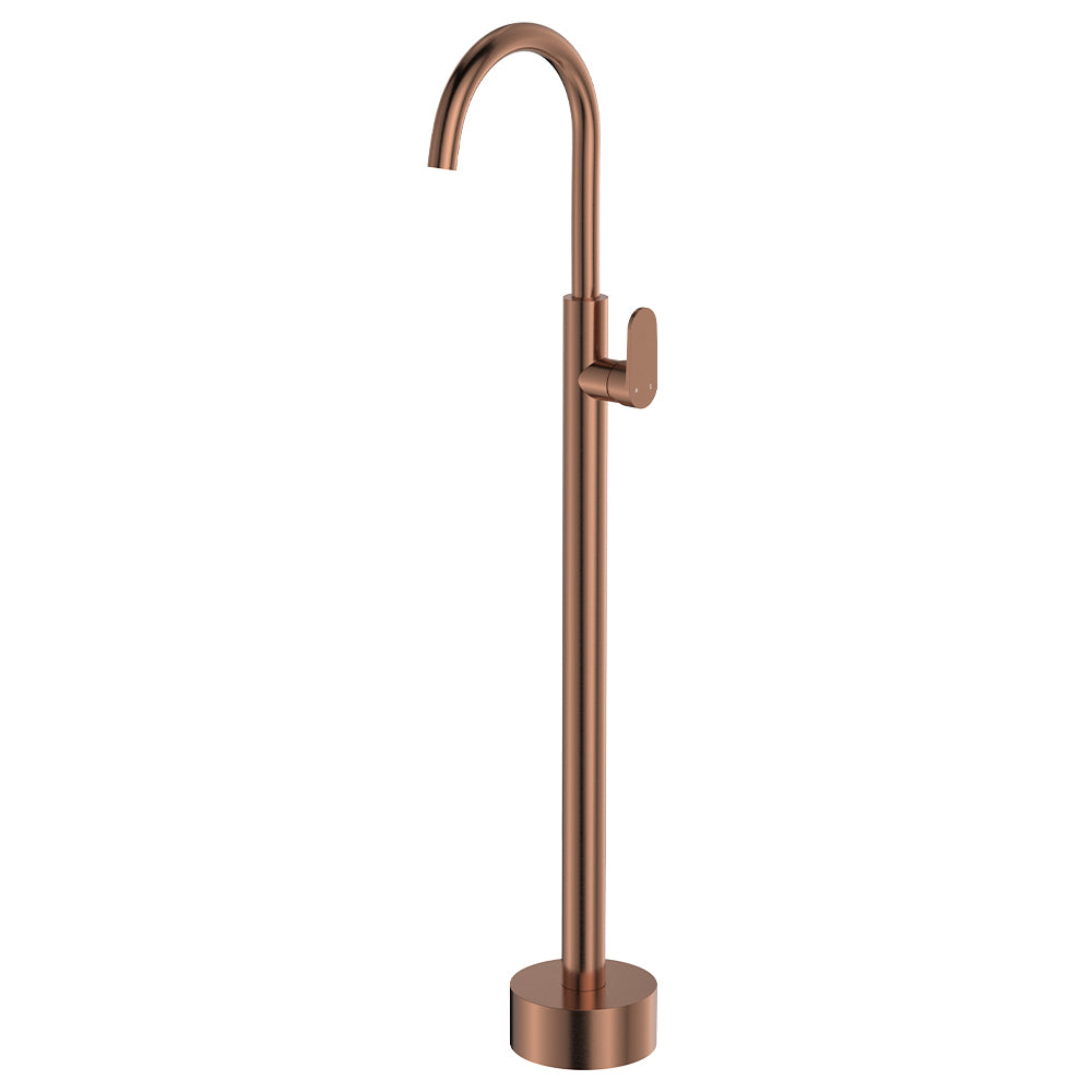 Empire Slim Floor Mounted Basin/Bath Mixer