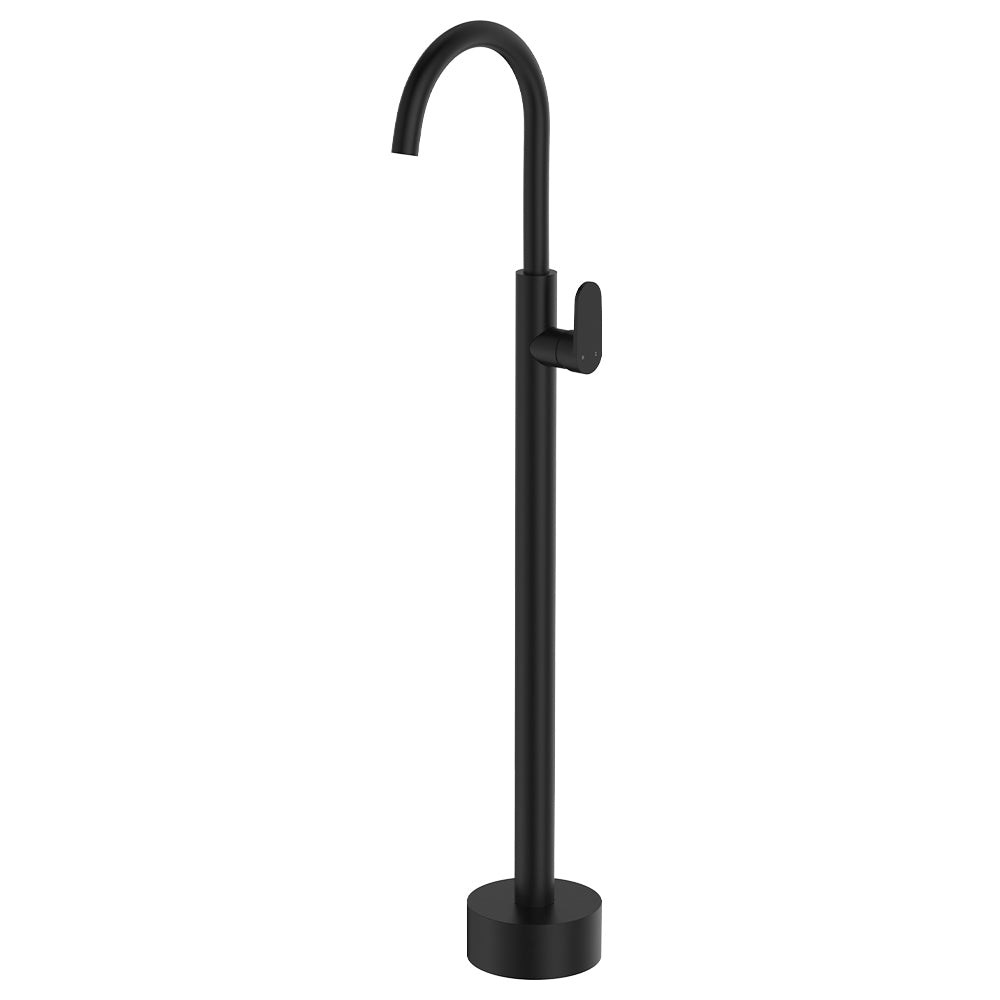 Empire Slim Floor Mounted Basin/Bath Mixer - Neche Interiors