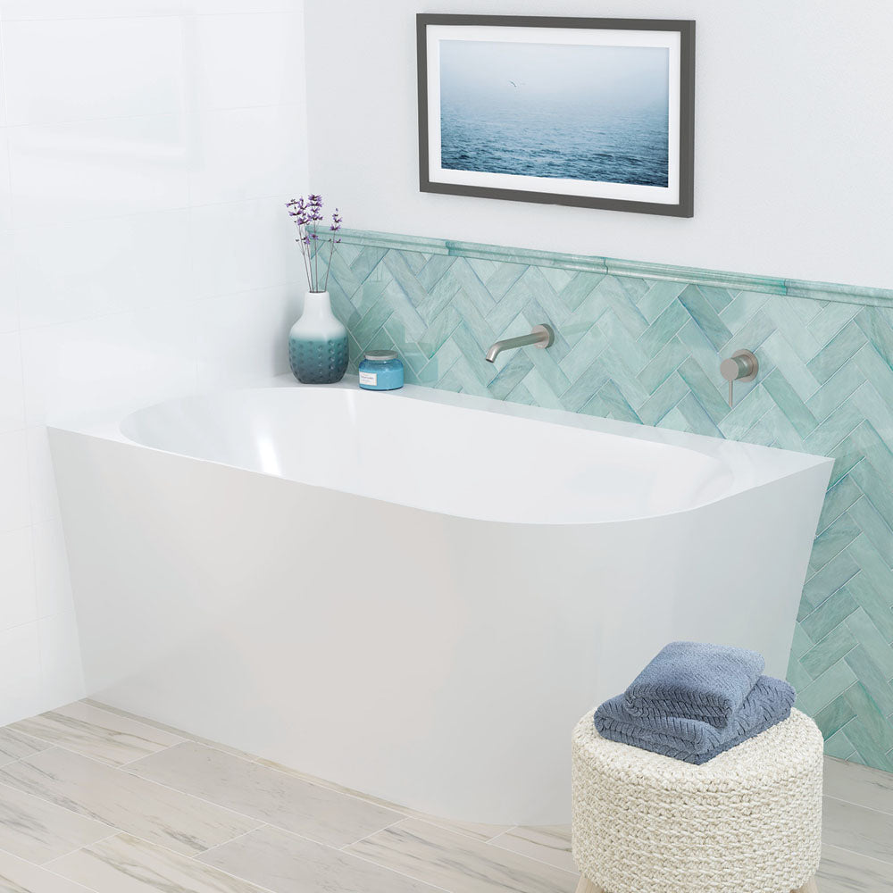 Kaya Basin/Bath Outlet, 180mm, Matte Black