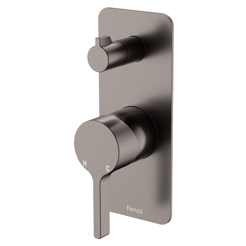Sansa Wall Diverter Mixer, Rectangular Plate
