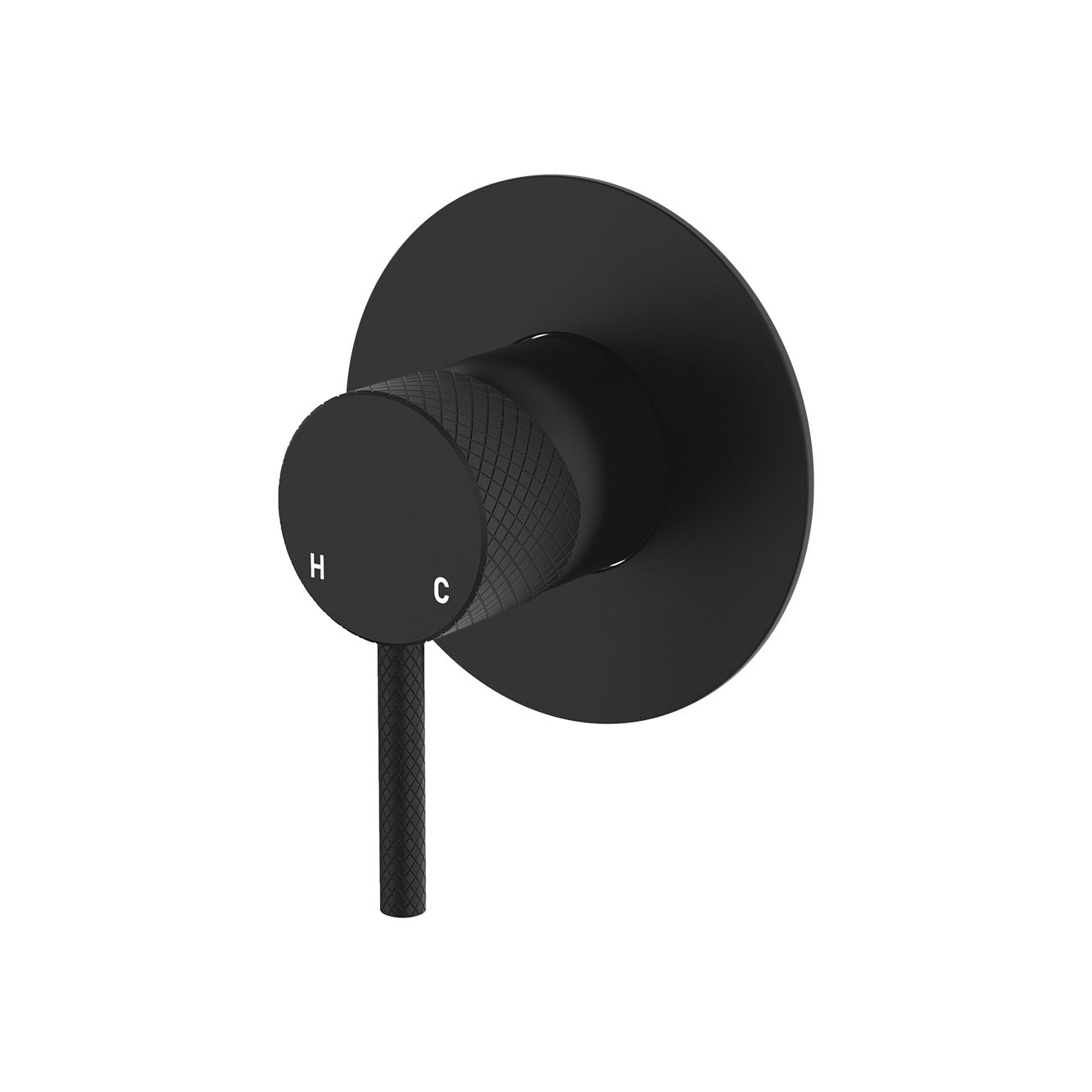 Axle Wall Mixer, Large Round Plate - Neche Interiors