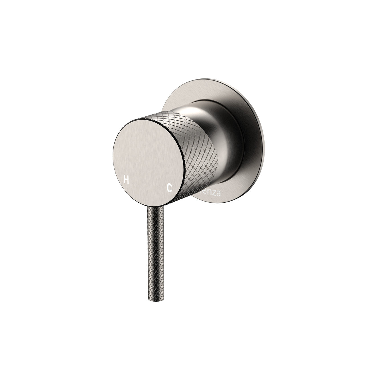Axle Wall Mixer, Small Round Plate
