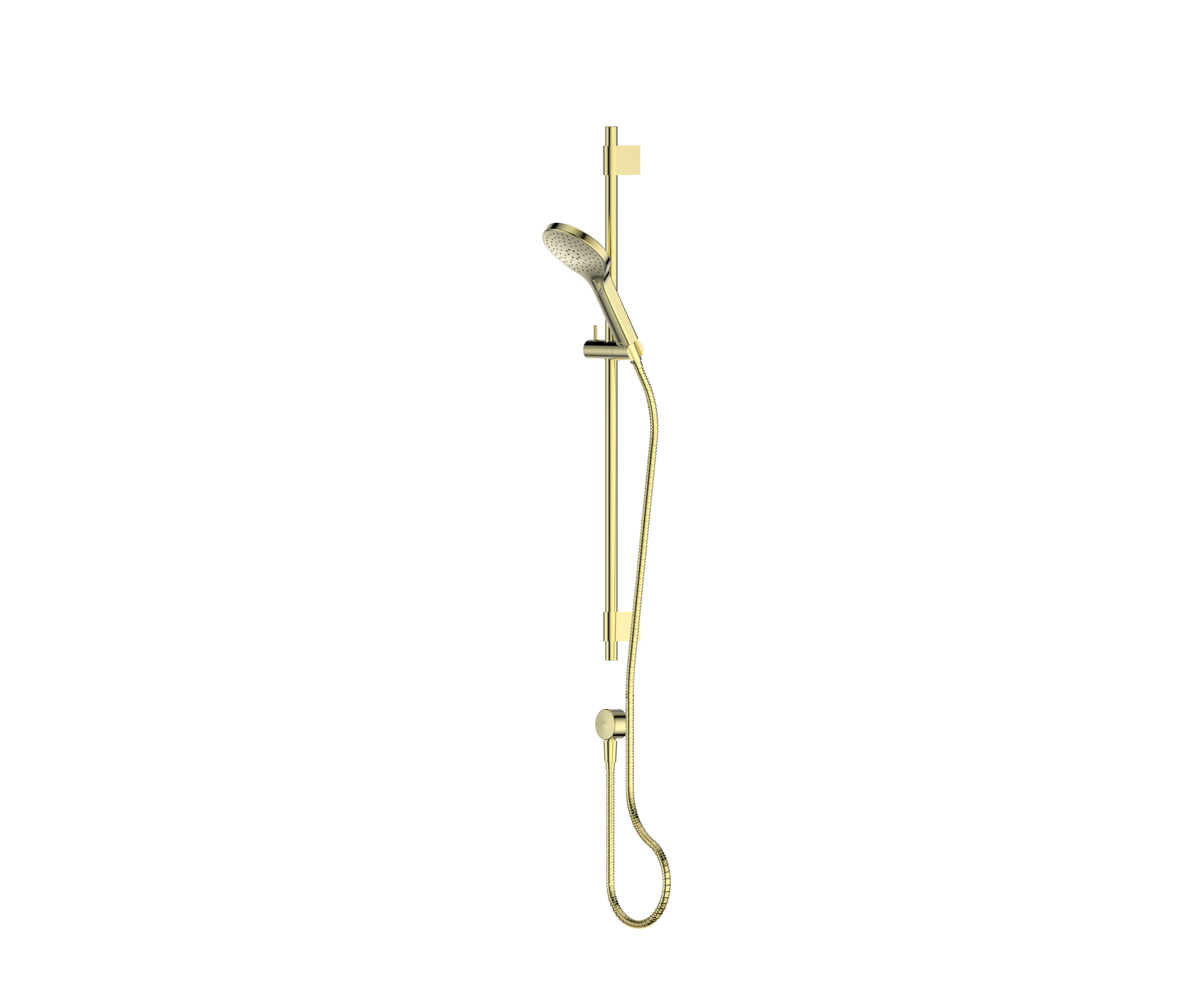 Ashmore Bubblejet Rail Shower - PVD Brushed Brass (238200BB)