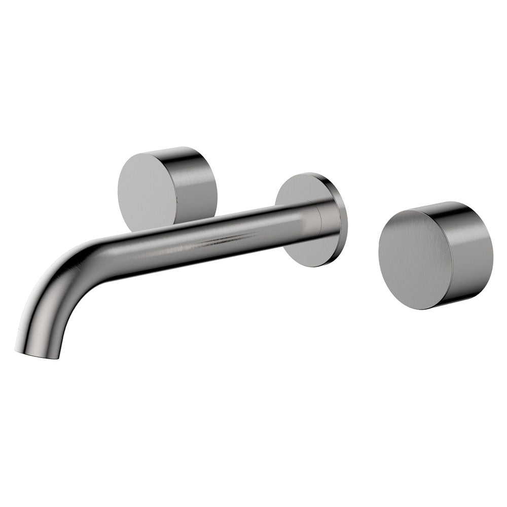 Kaya Wall Set, Round Taps, 180mm Outlet