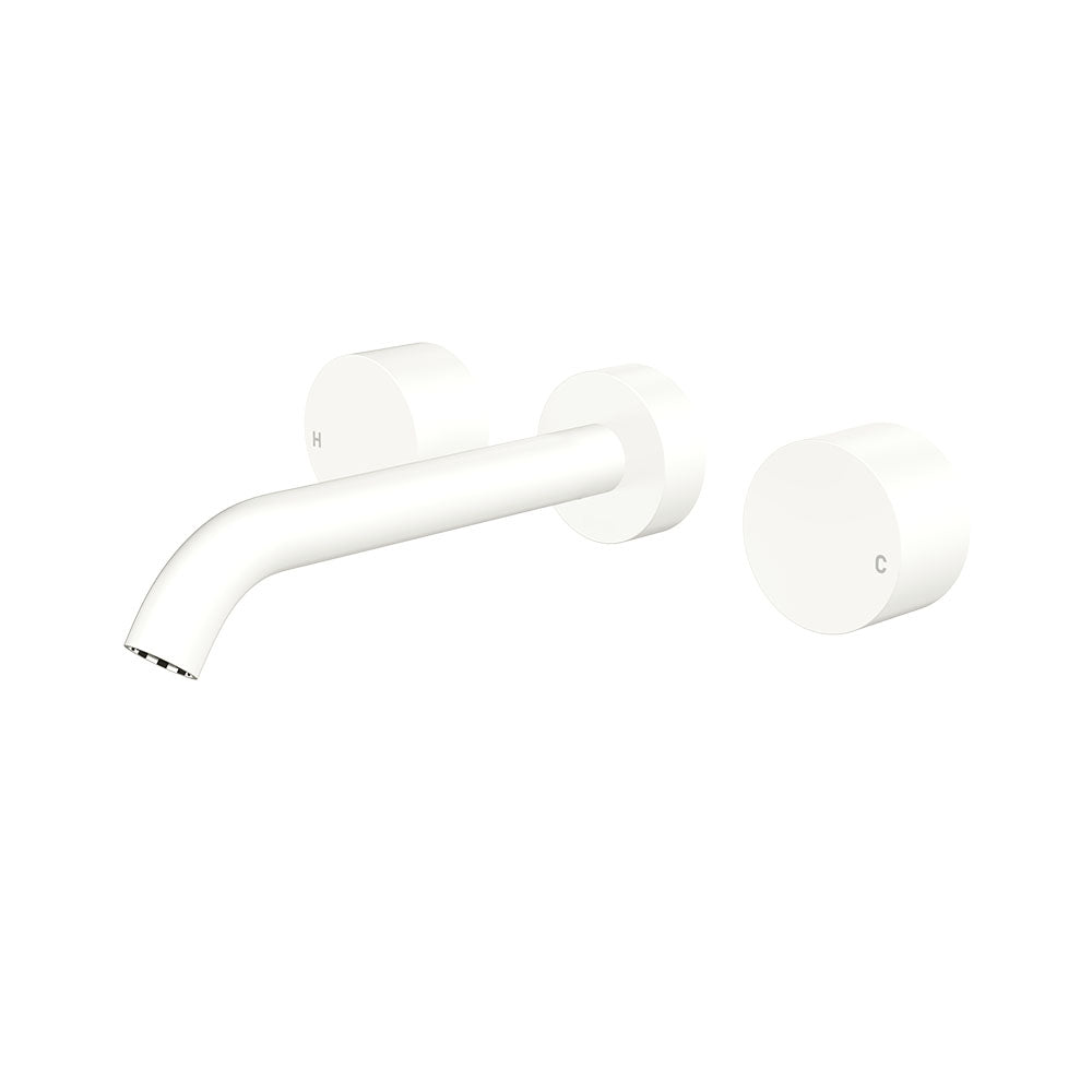 Kaya Wall Set, Round Taps, 180mm Outlet