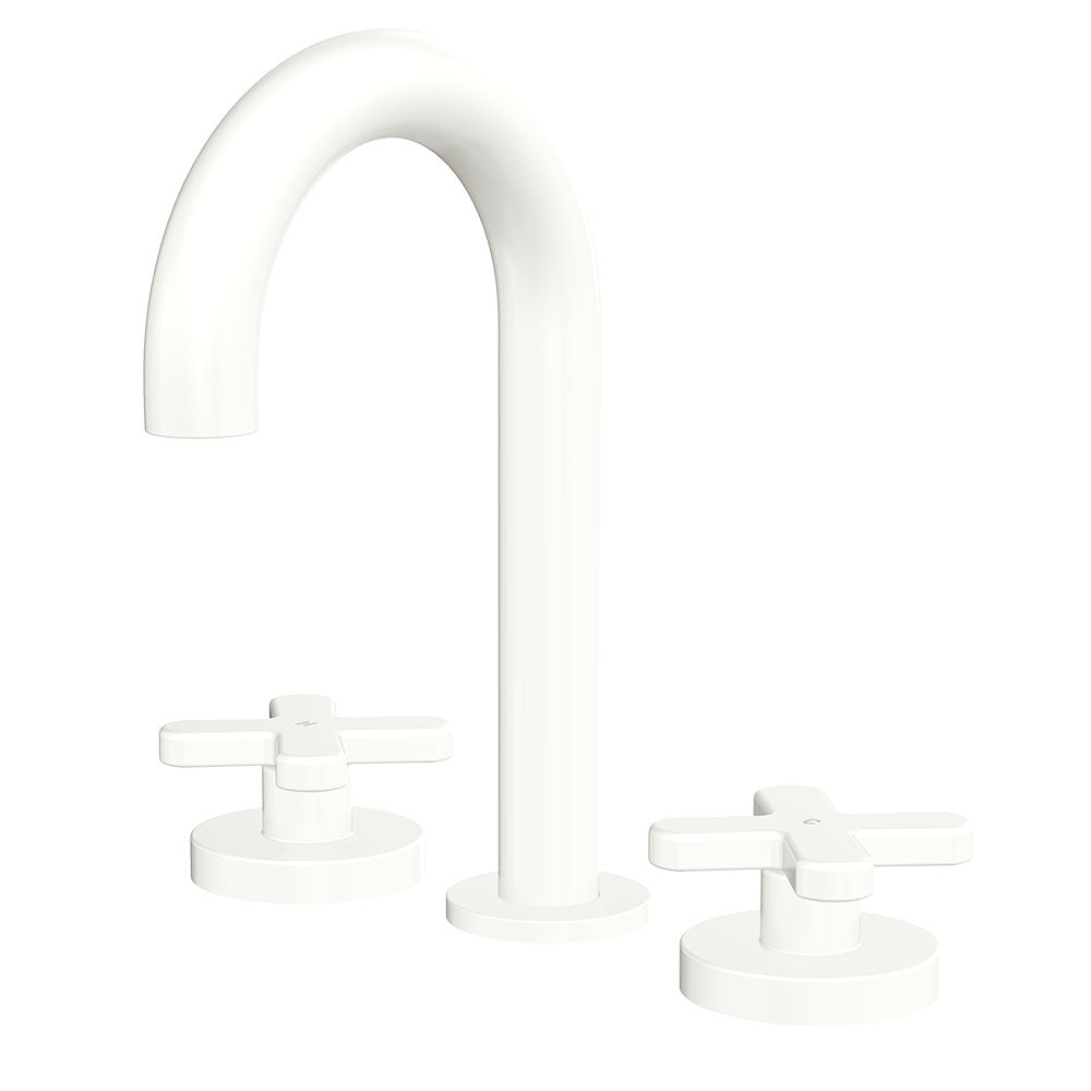 Kaya Round Hob Set, Cross Taps
