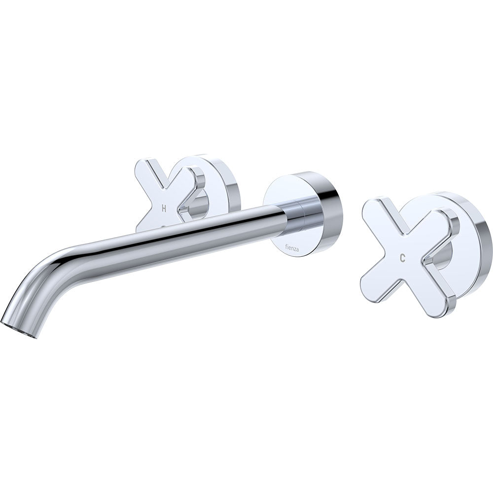 Kaya Wall Set, Cross Taps, 220mm