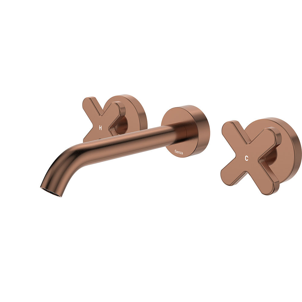 Kaya Wall Set, Cross Taps, 180mm
