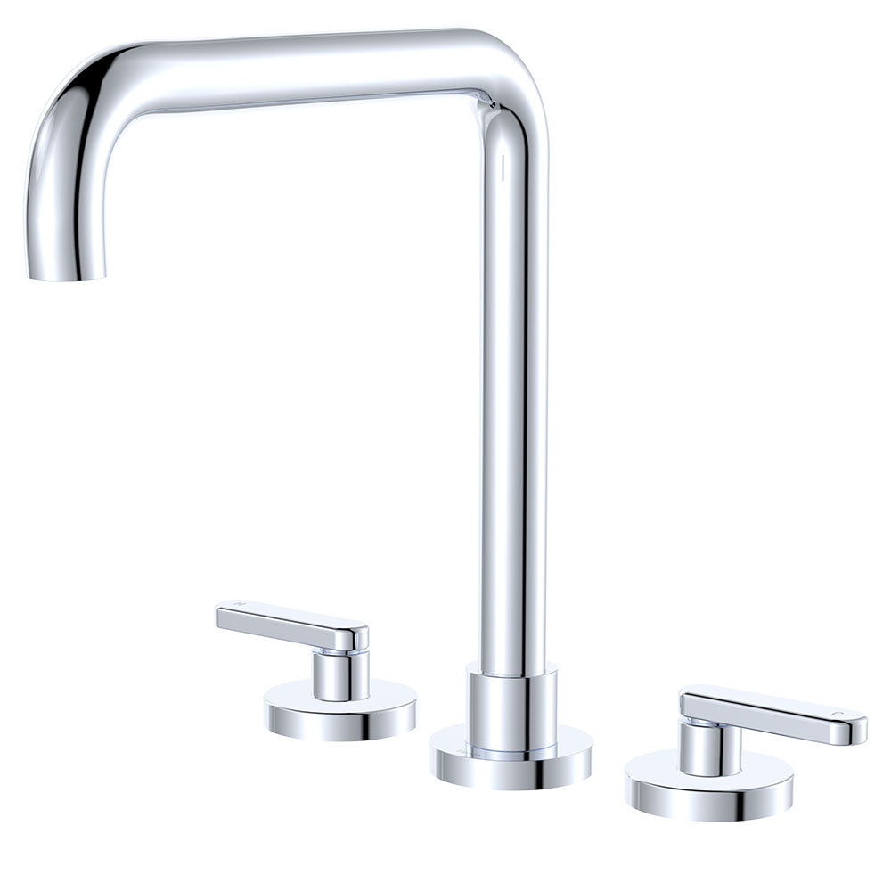 Kaya Squareline Hob Set, Lever Taps