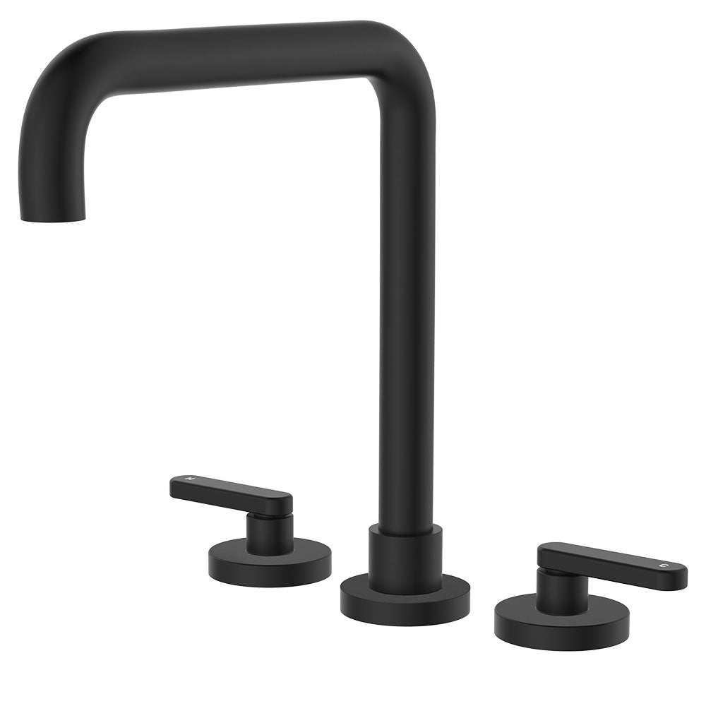 Kaya Squareline Hob Set, Lever Taps
