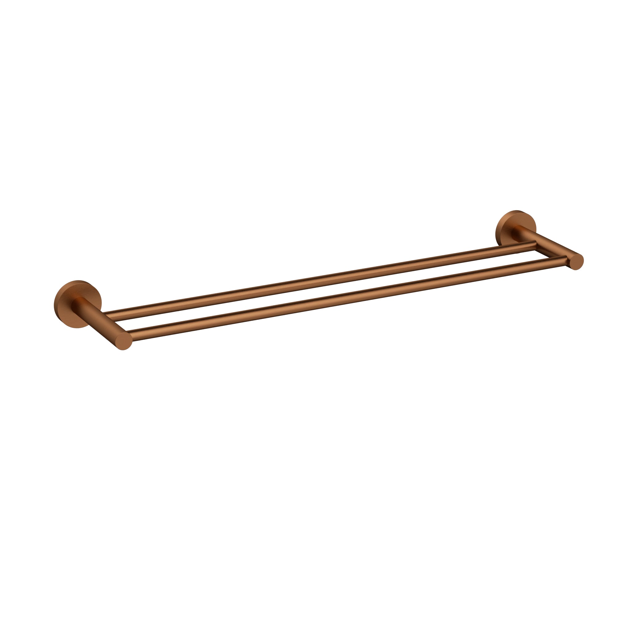 Otus Slimline Double Towel Rail 600 mm In
