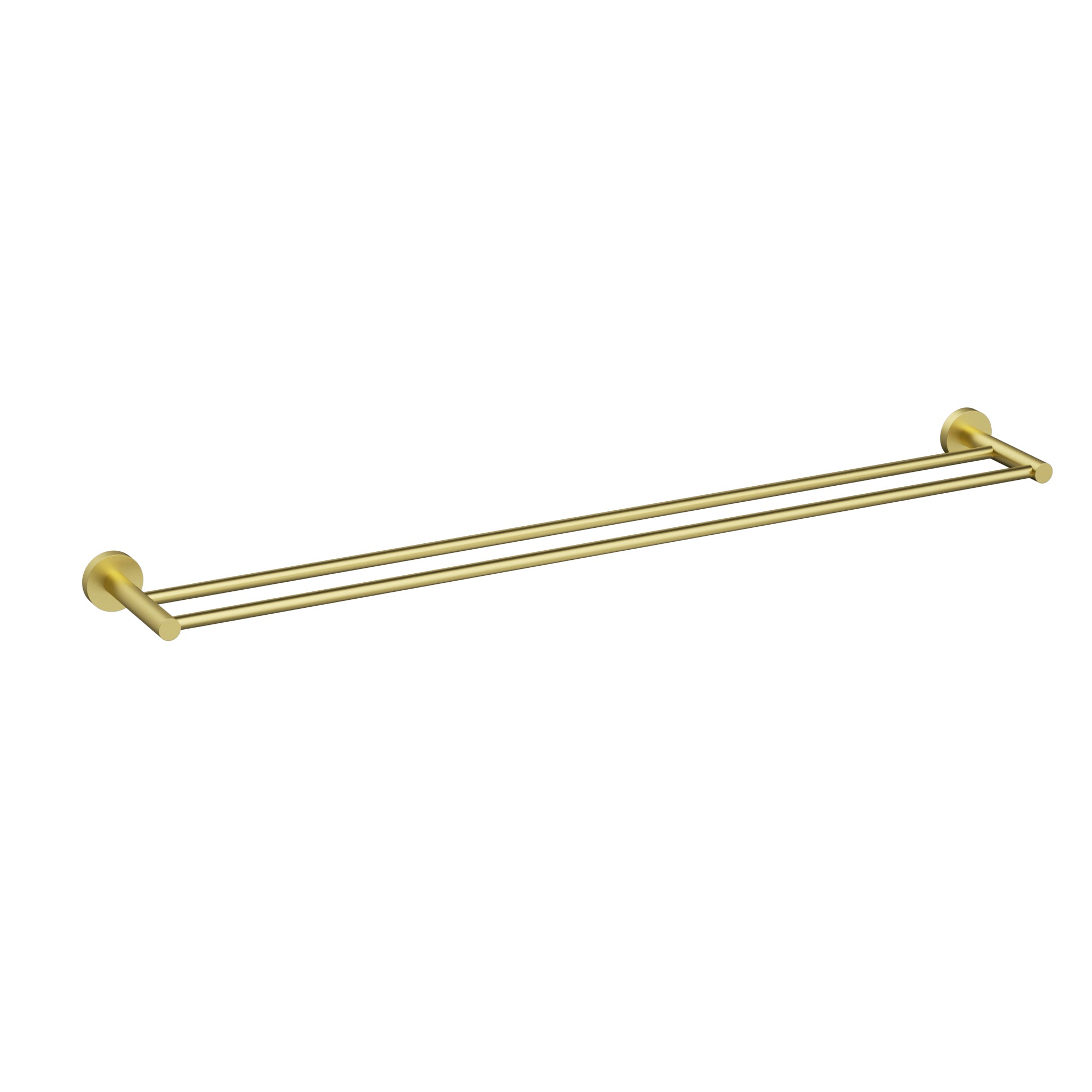 Otus Slimline SS304 Towel Rail Double Brushed Gold 900mm