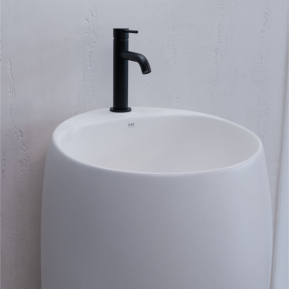 RAK Cloud Freestanding Basin, Matte White