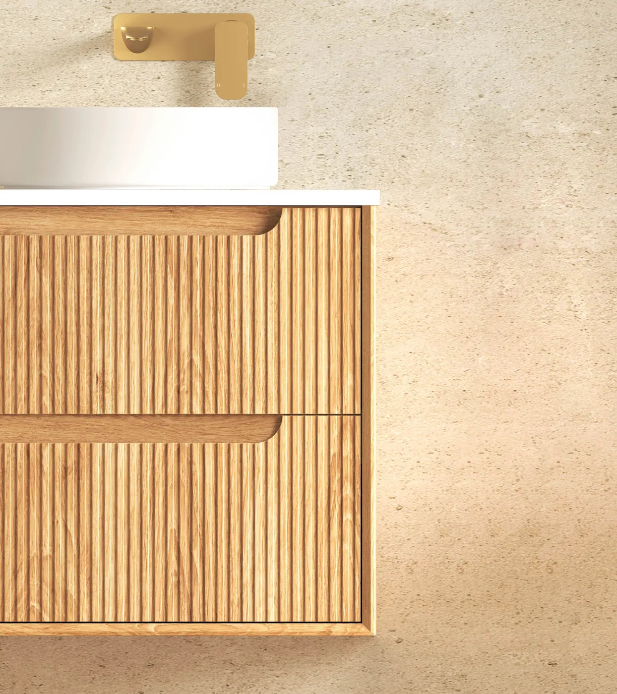 The Byron Collection - Fluted Woodland Oak - Neche Interiors