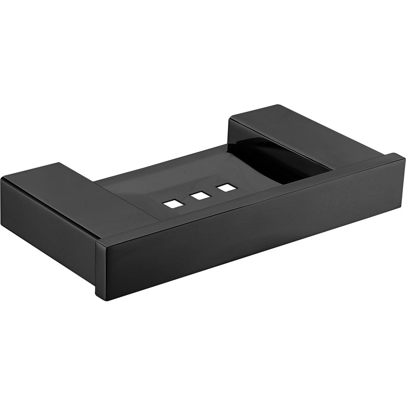 Rosa Soap Dish Metal Matt Black