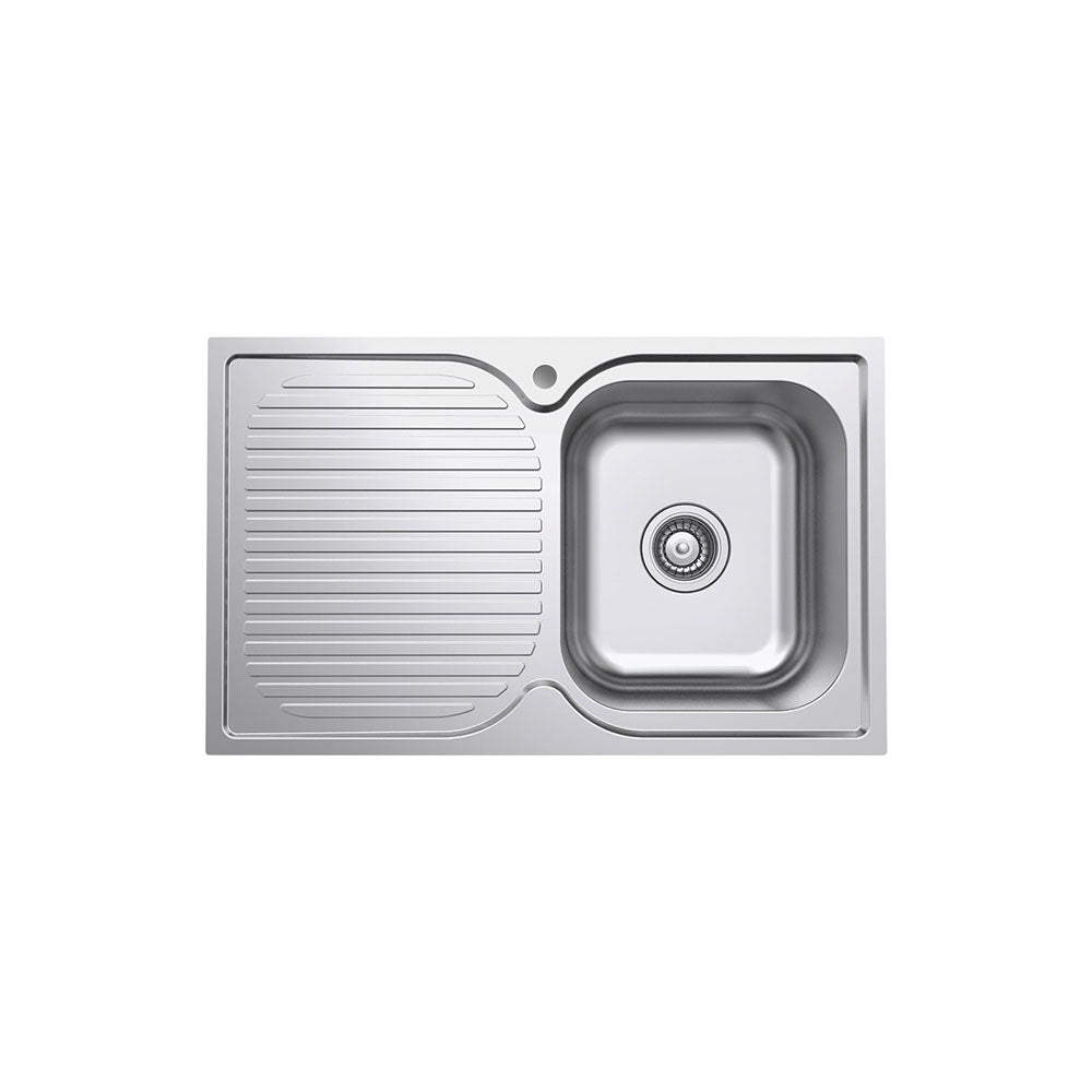 Tiva 780 Single Kitchen Sink With Drainer