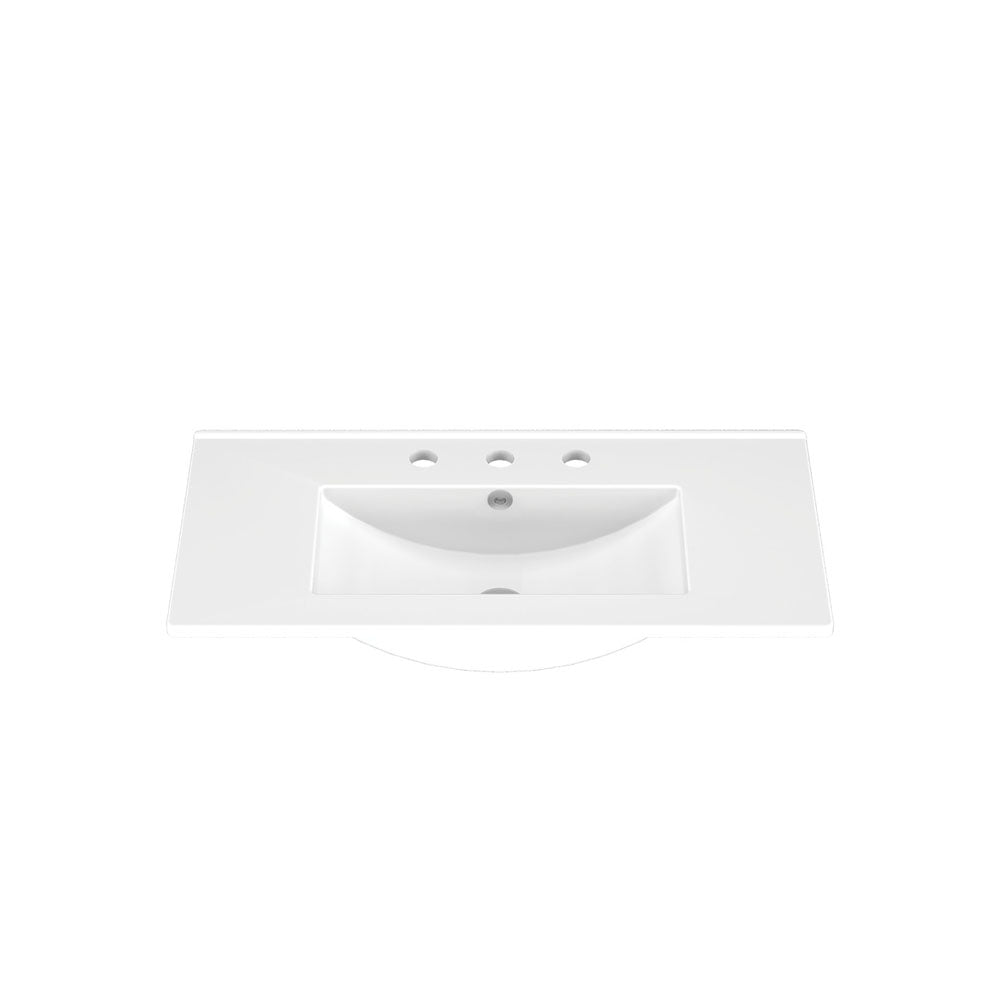Delgado Ensuite Depth Ceramic Basin Top