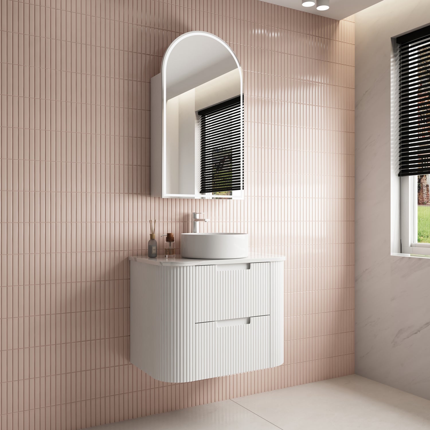 Curva Wall Hung Vanity - Neche Interiors