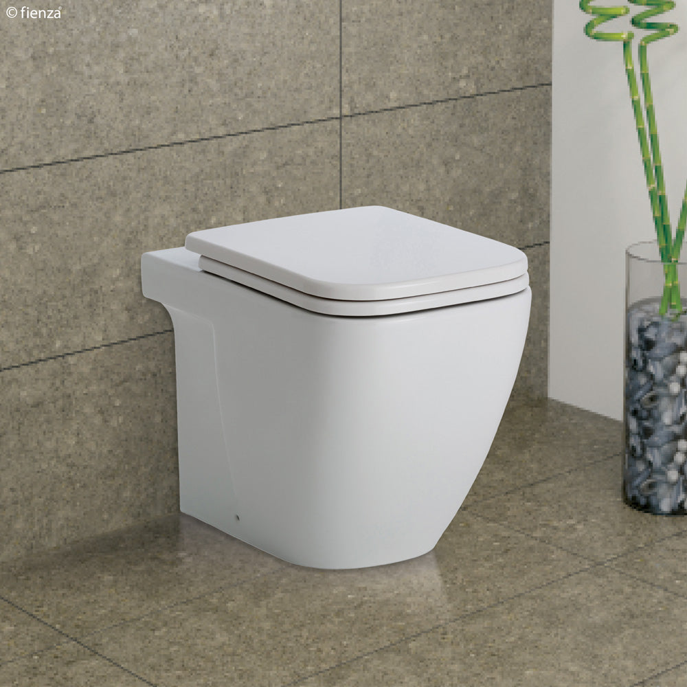RAK Caroline Wall-Faced Toilet Suite, Gloss White - Neche Interiors