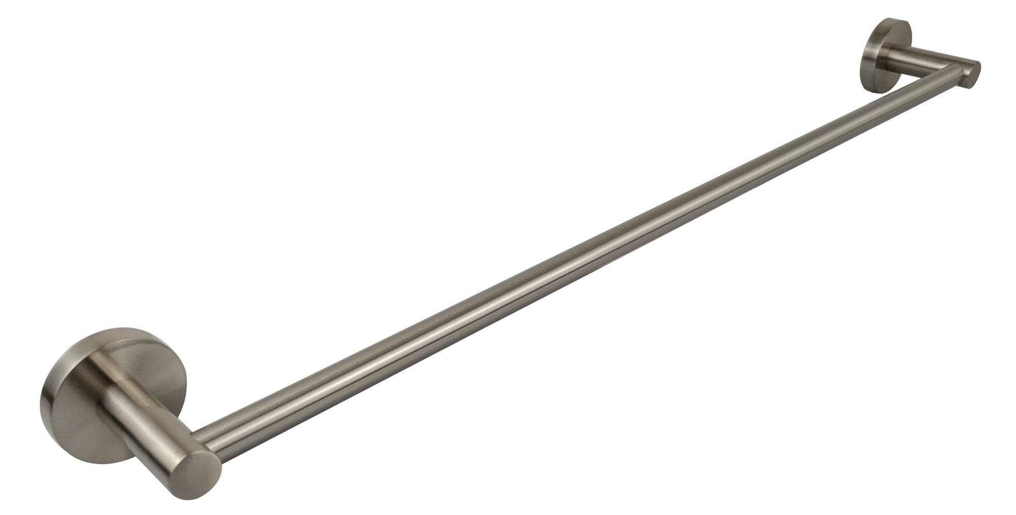 Otus Towel Rail Single Brushed Nickel 600mm