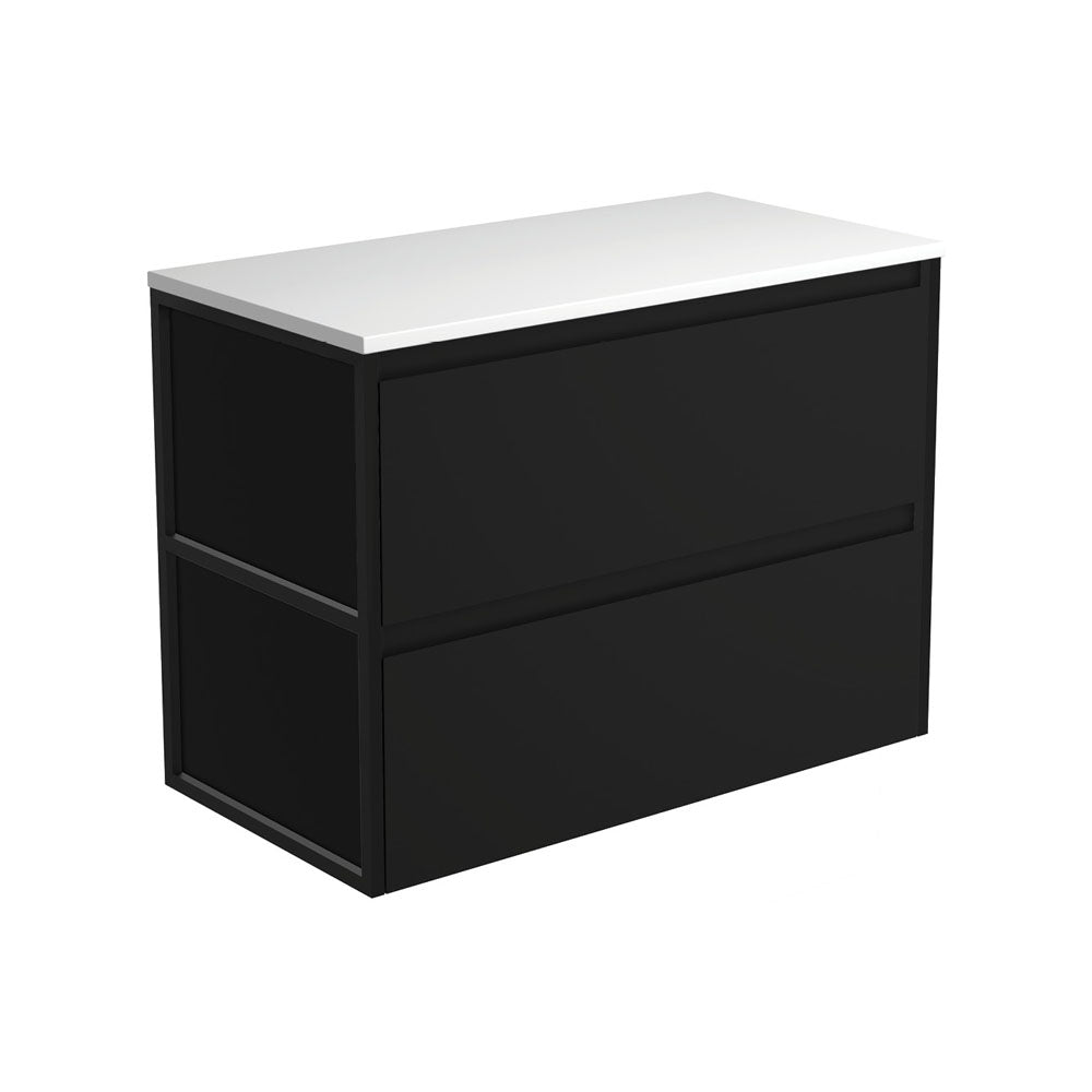 Amato Satin Black Cabinet