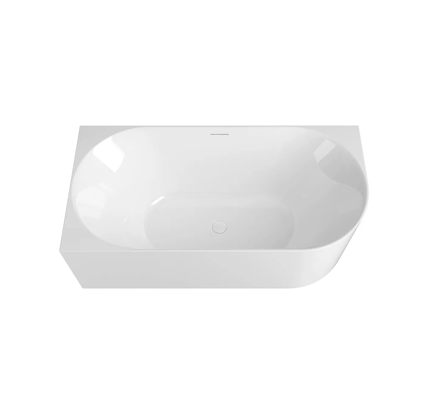 Celine Corner Bath with Overflow