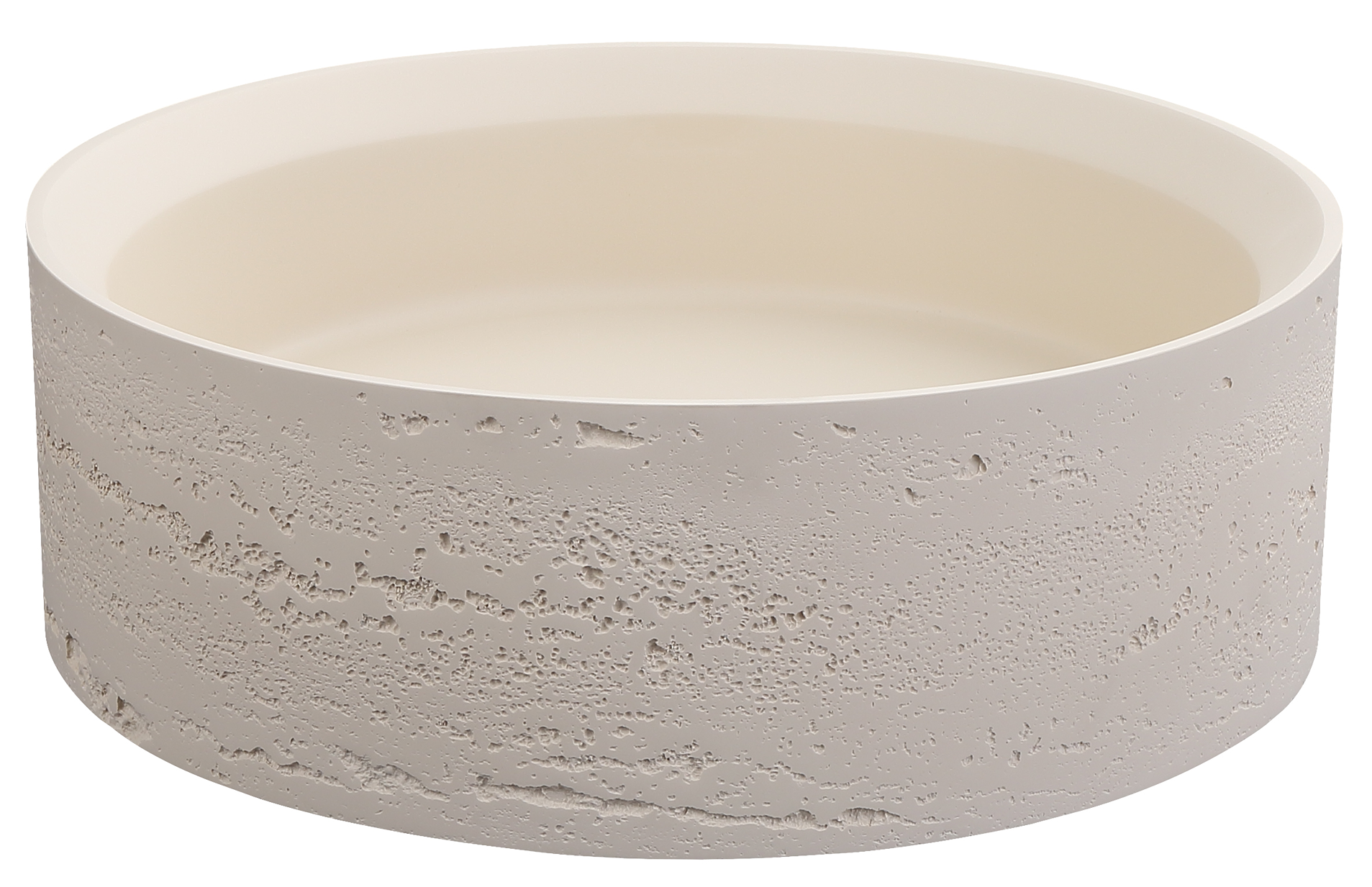 Thyra 380 Round Solid Surface Counter Top Basin - Neche Interiors