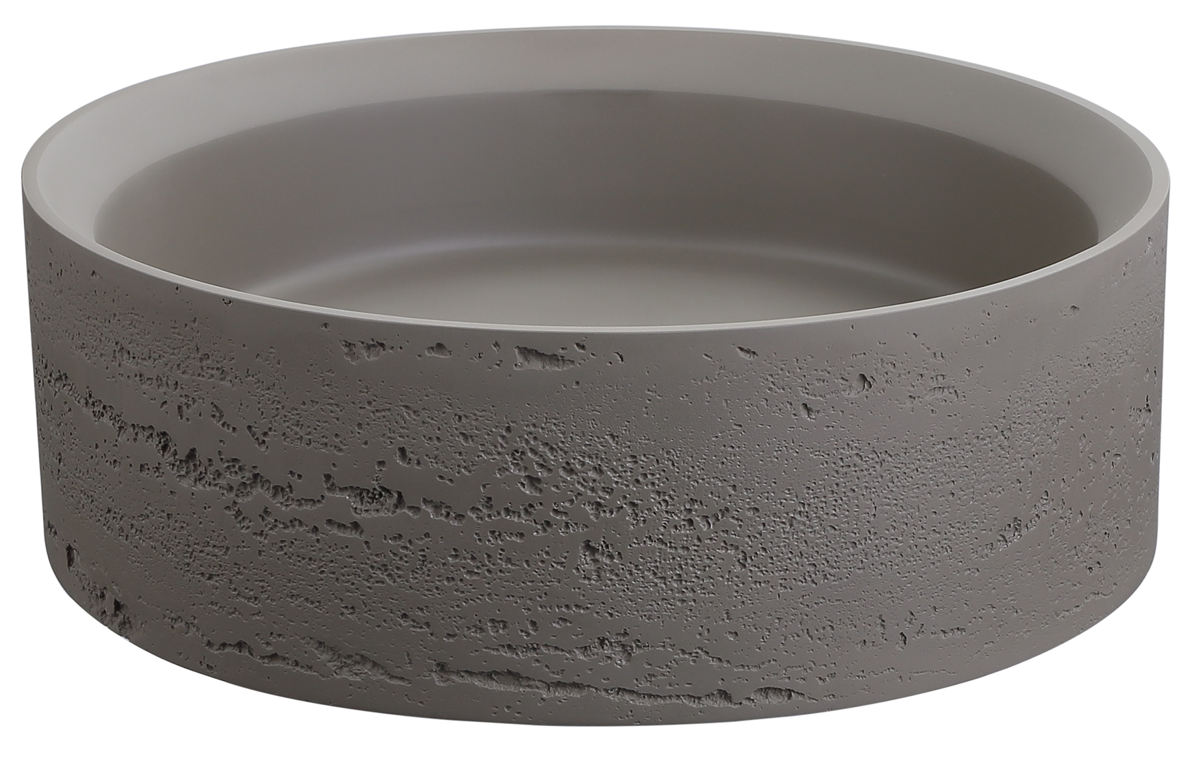 Thyra 380 Round Solid Surface Counter Top Basin - Neche Interiors