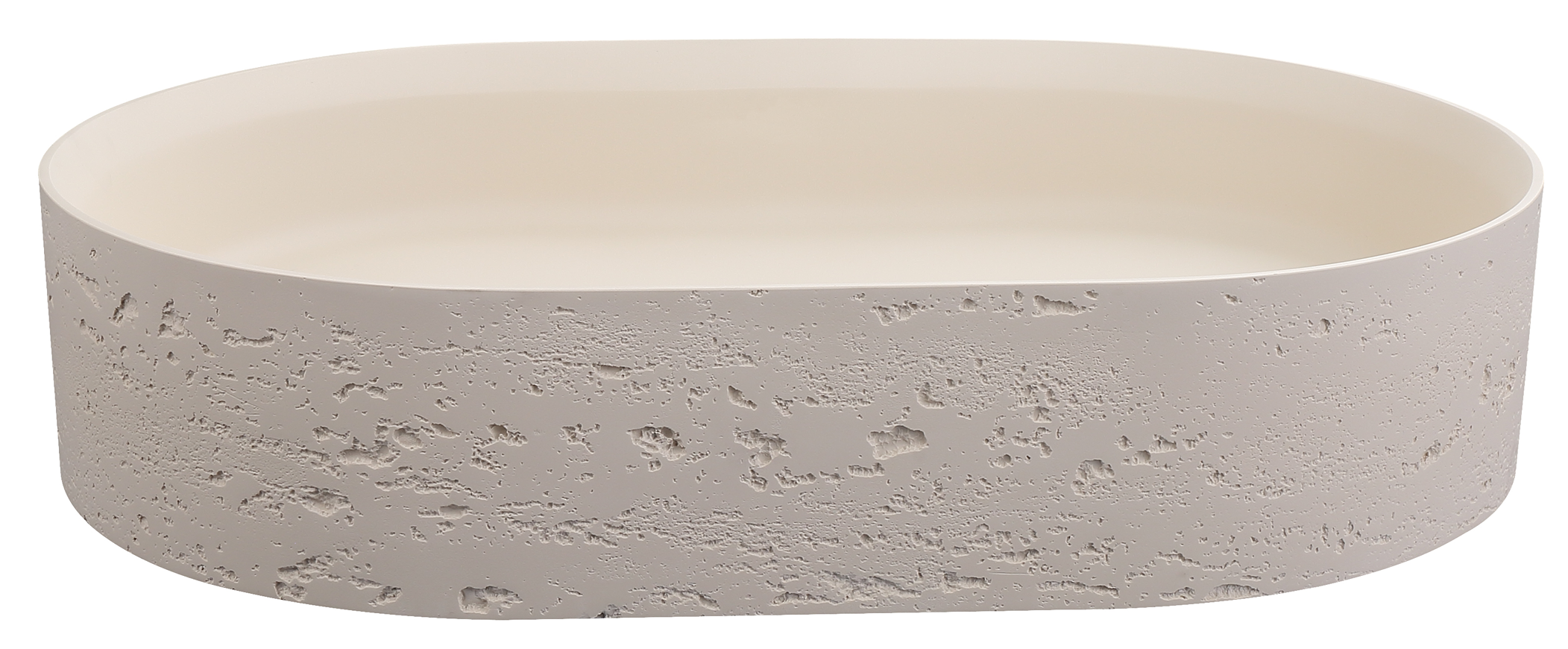 Idra 580 Oval Solid Surface Counter Top Basin - Neche Interiors