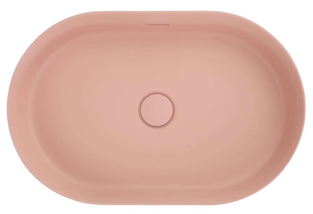 Idra 580 Oval Solid Surface Counter Top Basin - Neche Interiors