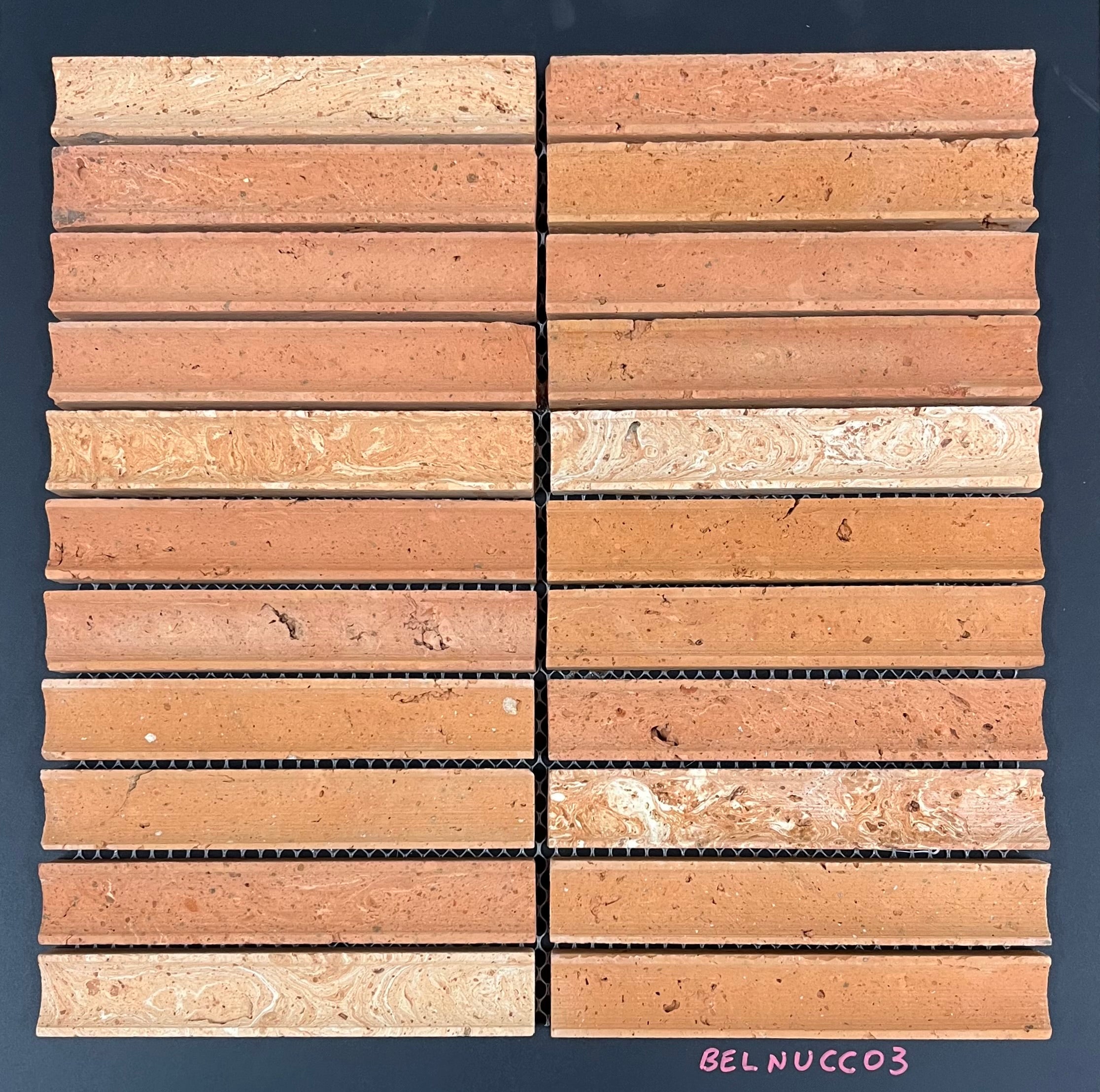 Nutte Red Concave Mosaic