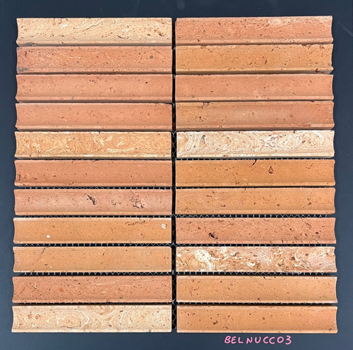 Nutte Red Concave Mosaic