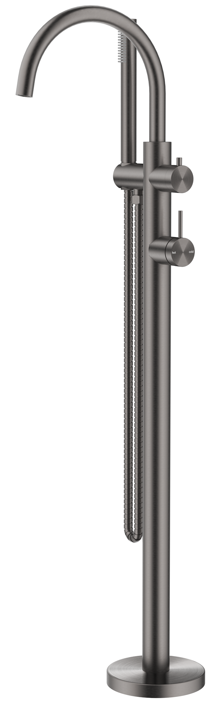 Mica Freestanding Bath Mixer with Hand Shower - Neche Interiors