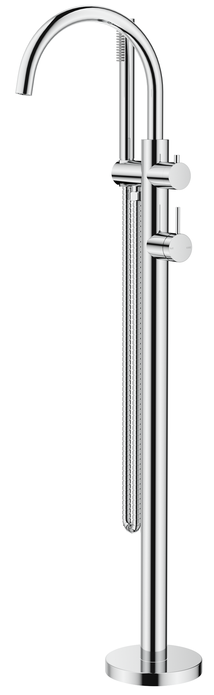 Mica Freestanding Bath Mixer with Hand Shower - Neche Interiors